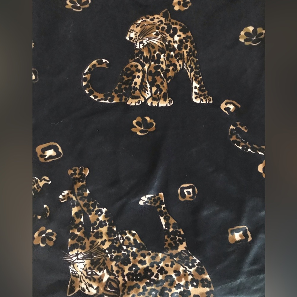 Cheetah Silk Robe